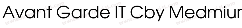 Avant Garde IT Cby Medmium字体转换